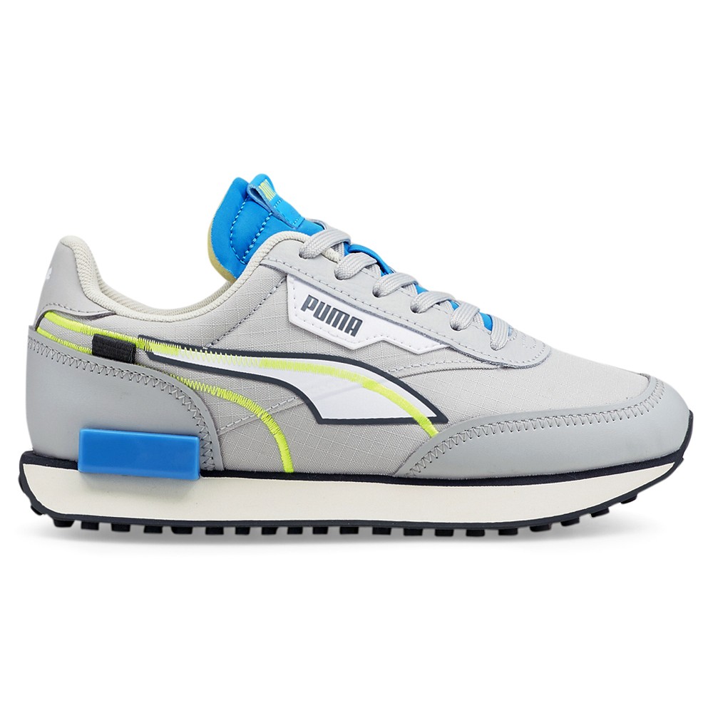 PUMA Future Rider Twofold Lace Up  Youth Boys Grey Sneakers Casual Shoes 382031-