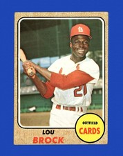 1968 Topps Set-Break #520 Lou Brock VG-VGEX *GMCARDS*