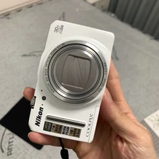 Nikon Coolpix S9700 White 16MP Compact Digital Camera 60x with Dynamic Fine Zoom