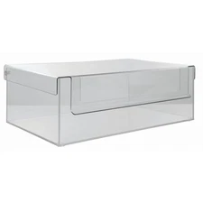 Calmil 1478 Eco Modern Merchandiser, 13" Length x 19" Width x 5" Height, Clear