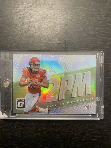 2017 Panini Donruss Optic Patrick Mahomes II 2PM Holo Prizm Rookie RC #30