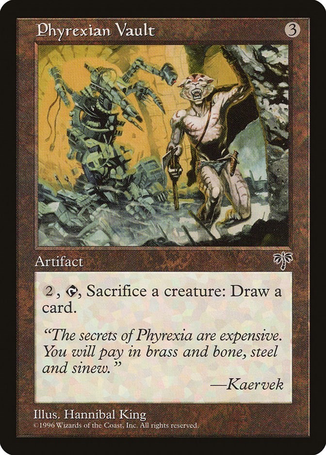 Phyrexian Vault # (LP) Mirage MTG