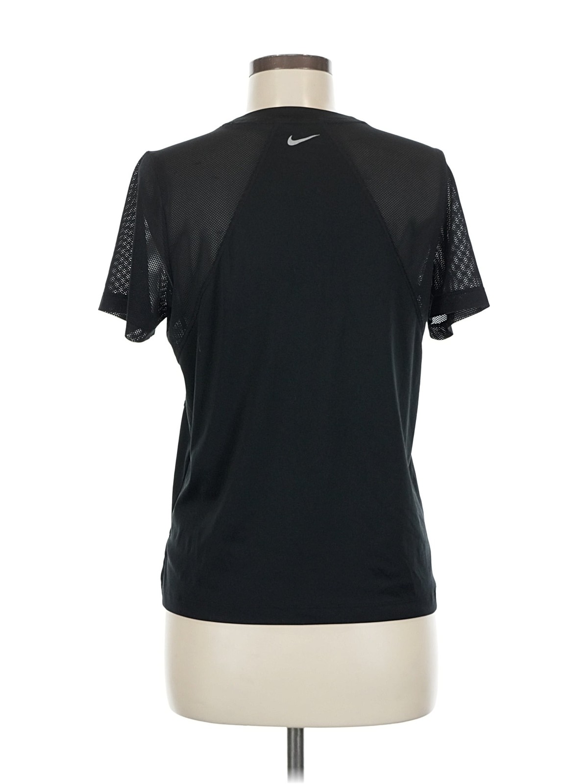 Nike Women Black Active T-Shirt M thumbnail 2
