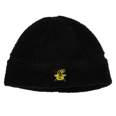Black Cat Fleece Beanie Hat Mütze