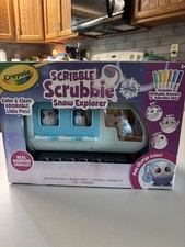 Crayola Scribble Scrubbie Pets Arctic Snow Explorer Vehicle 3 Color Wash Pet