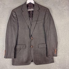Ralph Ralph Lauren Sport Coat Mens 38R Gray Silk Wool Tweed Blazer Jacket