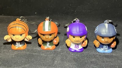NFL Squeezy Mates 2.5 inch Squishy Keychain Lot Of 4. Justin Jefferson.
