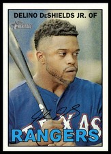2016 Topps Heritage #314 Delino DeShields Jr. Texas Rangers NM+