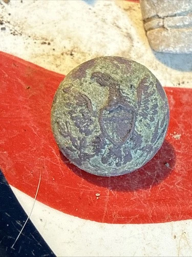 Dug Civil War 💥 🇺🇸 💣 Eagle Coat Button