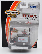 Matchbox Superfast Ford Box Van schwarz Texaco Sammlung. Blisterkarte