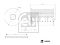 1X Febi Bilstein 184812 ÖLfilter FüR Fiat