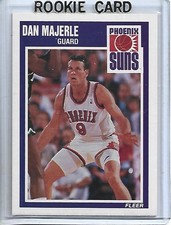 Dan Majerle 1989-90 Fleer Basketball ROOKIE Card #124-Phoenix Suns. rookie card picture