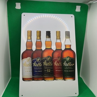 Weller-The Original Wheated Bourbon Collection - Metal Sign for Bar