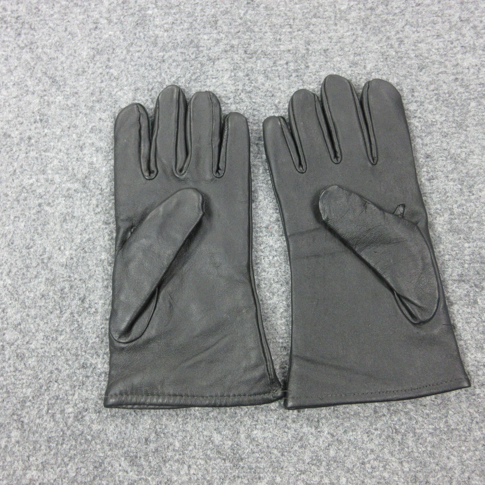 SAMCO Gloves Mens XL Black Leather Dress Wool Lined Military Driving 10