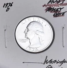 1936-D  GEM AU+++  KEY DATE!  U.S. WASHINGTON QUARTER.