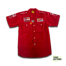 Vintage 1996 Ferrari Marlboro F1 Pit Crew Shirt Size Small BNWT Red