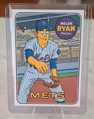 Nolan Ryan Homer s Heroes Baseball Card- MINT  