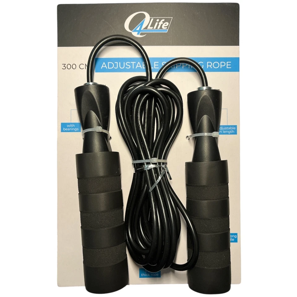 Springseil Fitness 300cm Profi Seil Kugellager Anti-Rutsch Boxen Training Q4Life - Bild 3 von 4