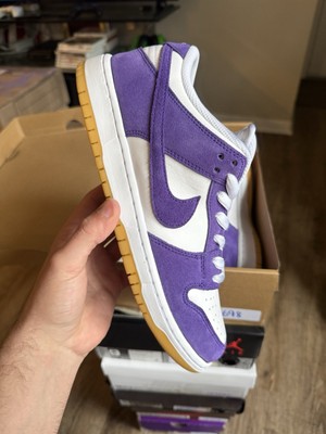 Size 9.5 - Nike SB Dunk Low Pro ISO Orange Label Court Purple