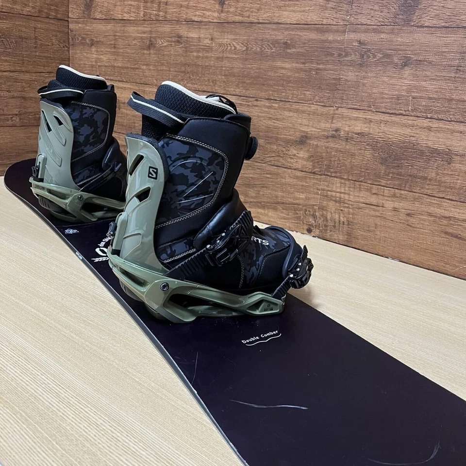 ELAN SALOMON binding LASTARTS boots men's snowboard 4 piece set 151cm 27cm - Image 3 of 4