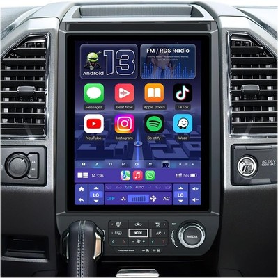 Car Radio Stereo Carplay For 2015-2021 F150 Android 13 4+32G 12.1in