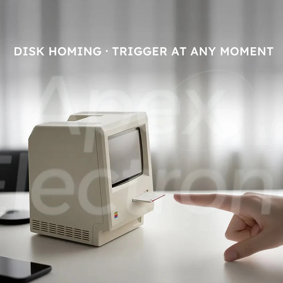 Maclock Macintosh Alarm Clock A Classic Desktop Ornament with A Digital Clock - Image 4 of 4