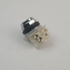 Square D 9001-KR1BH13 Black Push Button, Flush, With 9001KA1 Series K - USED
