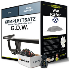 Anhängerkupplung starr für VW Käfer +E-Satz NEU