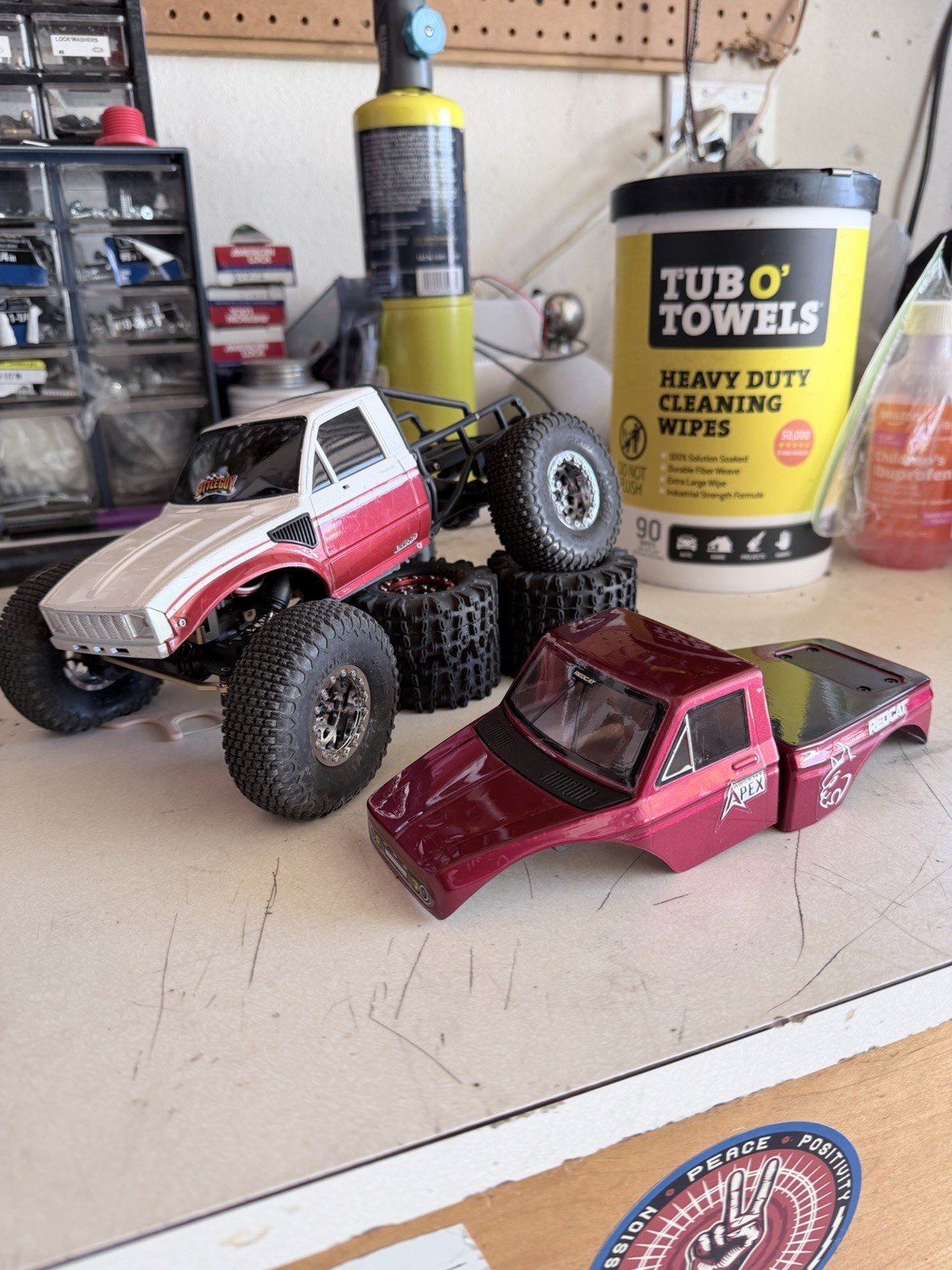 Redcat Ascent-18 Apex 1/18 4WD Brushless Rock Crawler Red With Extra Parts