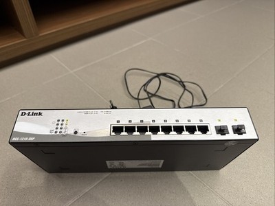 D-Link DGS-1210-08P - 8-Port Smart managed Gigabit PoE Switch
