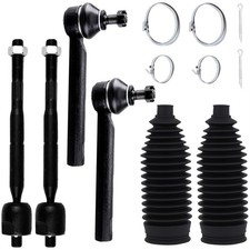 Inner & Outer Tie Rod End Rack and Pinion Bellow For 2004-07 Toyota Highlander