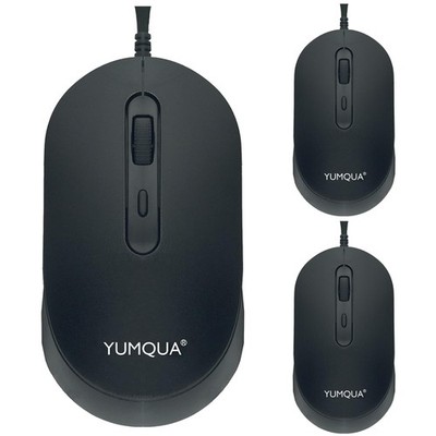 Wired Computer Mouse Bulk, 3 Pack Silent USB Optical Corded Mouse for Office,...