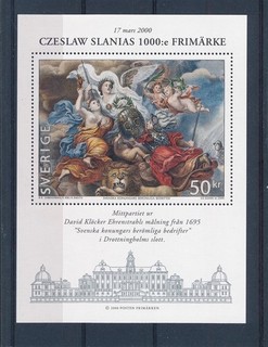 D497438 Sweden S/S MNH Czeslaw Slanias 1000th Stamp 2000