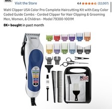 Wahl Clipper USA Color Pro Complete Haircutting Kit
