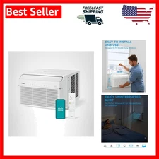 Energy Star 8,000 BTU Remote Controlled Window AC/Heater - Quiet & Efficient