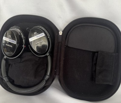 Sony MDR-NC500D Digital Noise Canceling Headphones w/ Case Battery Pack Tested 