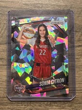 2025 Panini Prizm WNBA Sonia Citron Cracked Ice Image Variation RC Mystics
