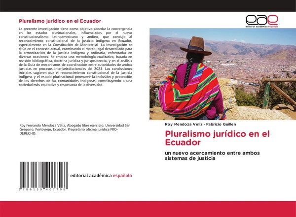 Roy Mendoza Veliz (U. A.) | Pluralismo JuríDico En El Ecuador | Taschenbuch-image