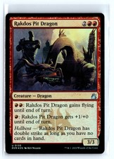 FOIL Rakdos Pit Dragon Ravnica Remastered – MTG Magic the Gathering Card