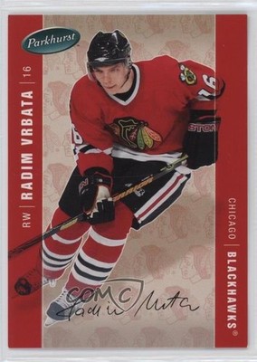 2005-06 Parkhurst Facsimile Auto 47/100 Radim Vrbata #109 13h2