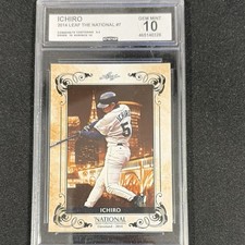 Leaf 2014 National Convention Ichiro Suzuki VIP Insert #7 CGC 10