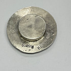 Handmade Artisan KEENAN Sterling Silver Synthetic Ruby Stone GOLF BALL MARKER — photo 5