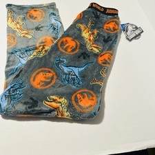 Boys Large Jurassic World Pajama Pants Size 10 12 Dinosaurs