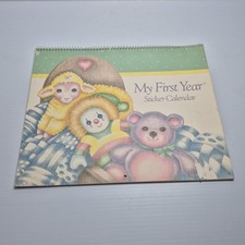 VTG Baby's First Year Undated Milestone Calendar Dateworks 1992 with Stickers
