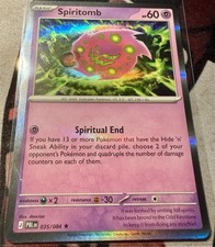 Carta rara Pokémon TCG Spiritomb Holo #035/084 ME05: nero pece