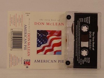 DON MCLEAN AMERICAN PIE (THE VERY BEST OF) (92) 18 Track Audio Cassette CURB MUS