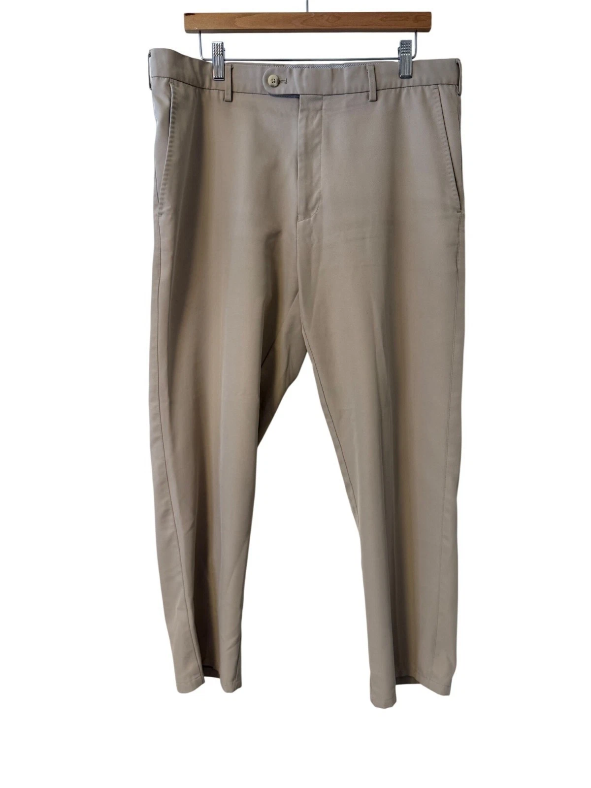 Peter Millar Crown Sport Performance Pants 36"x27.5" Beige Tan Taupe