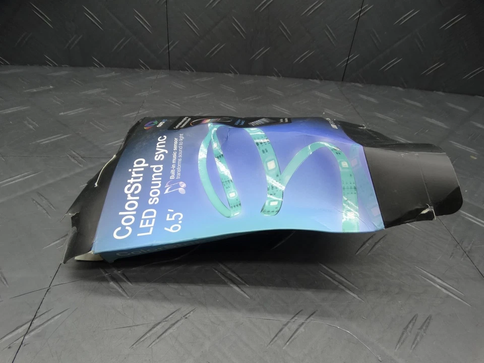 AuraLED ColorStrip LED Sound Sync USB Powered 6.5ft w/ Music Remote Settings - Image 2 of 4