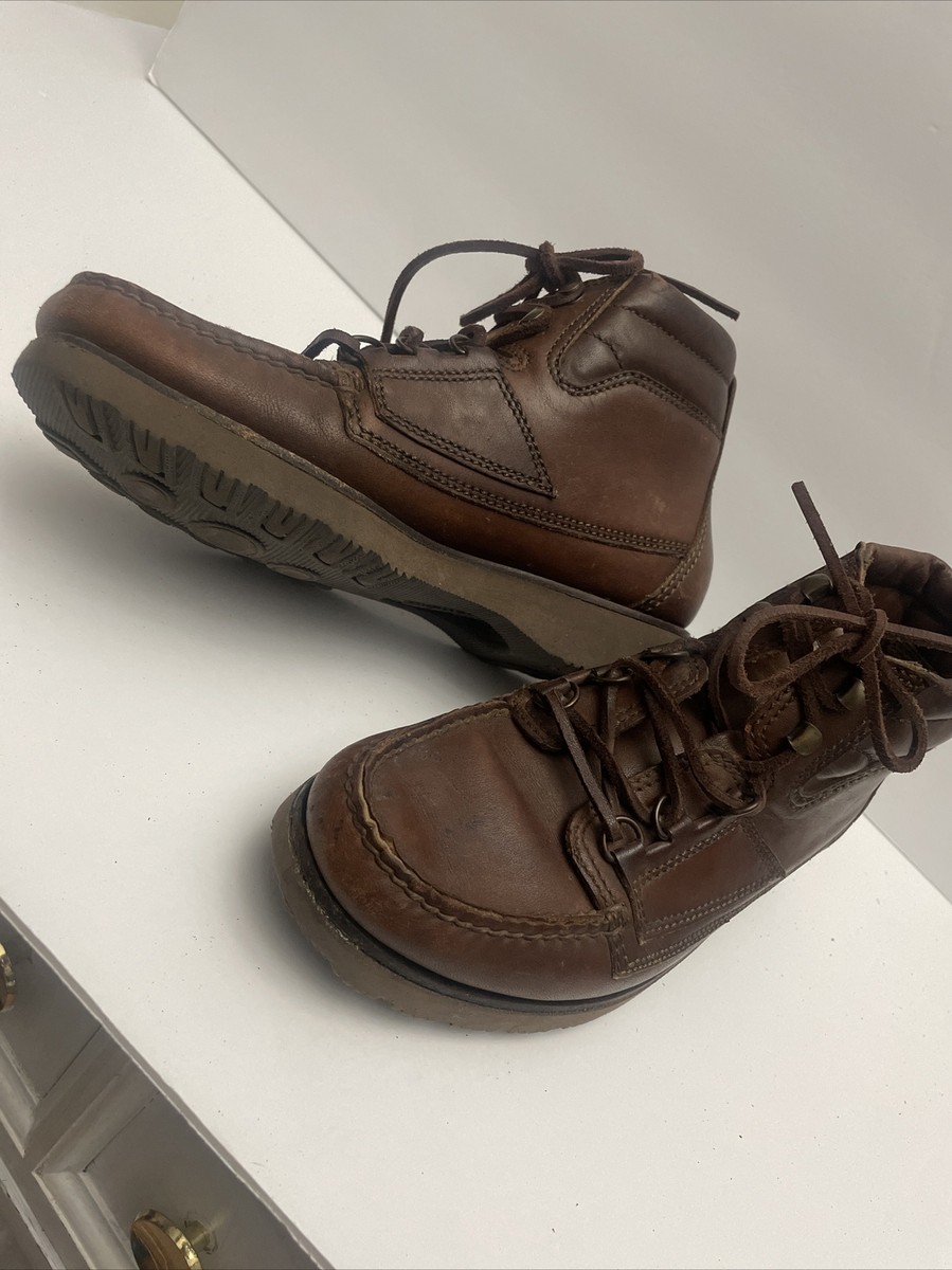 Florsheim Outdoorsman Brown Leather Chukka Hiking Boots Mens  display picture 3