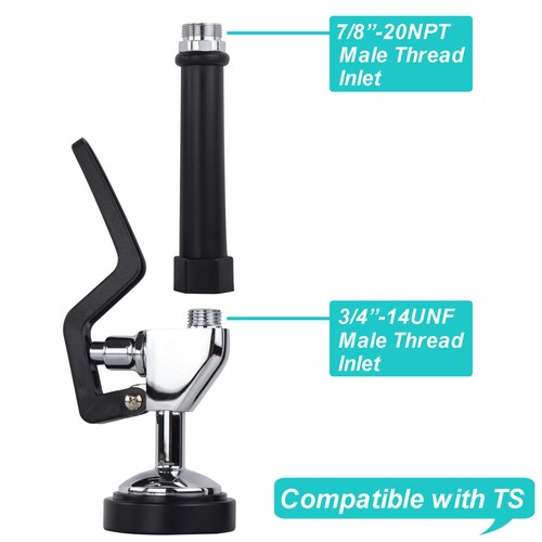 YooGyy Pre Rinse Sprayer Commercial Kitchen Faucet Parts Chrome